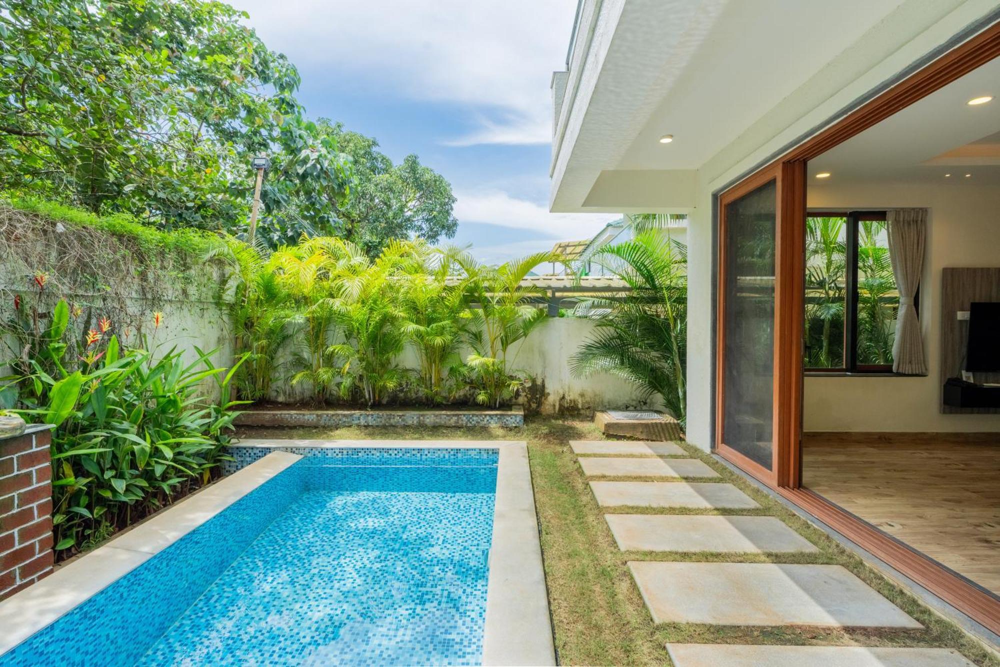 Elivaas 3 Bhk Pvt Pool & Bar - Villa Valerie Oxel Екстер'єр фото