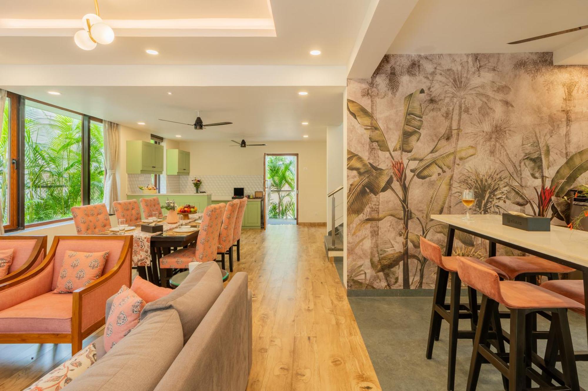 Elivaas 3 Bhk Pvt Pool & Bar - Villa Valerie Oxel Екстер'єр фото