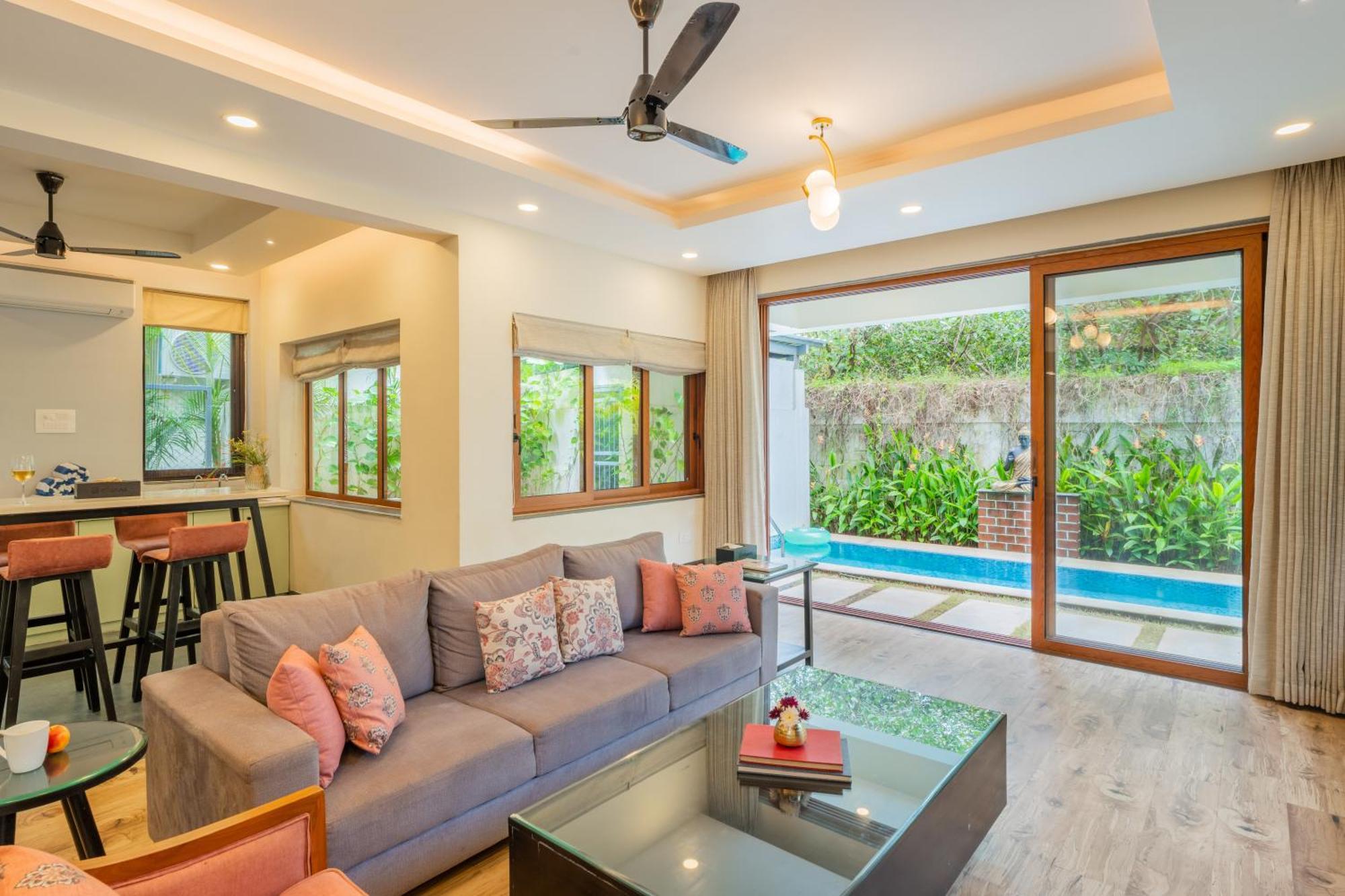 Elivaas 3 Bhk Pvt Pool & Bar - Villa Valerie Oxel Екстер'єр фото