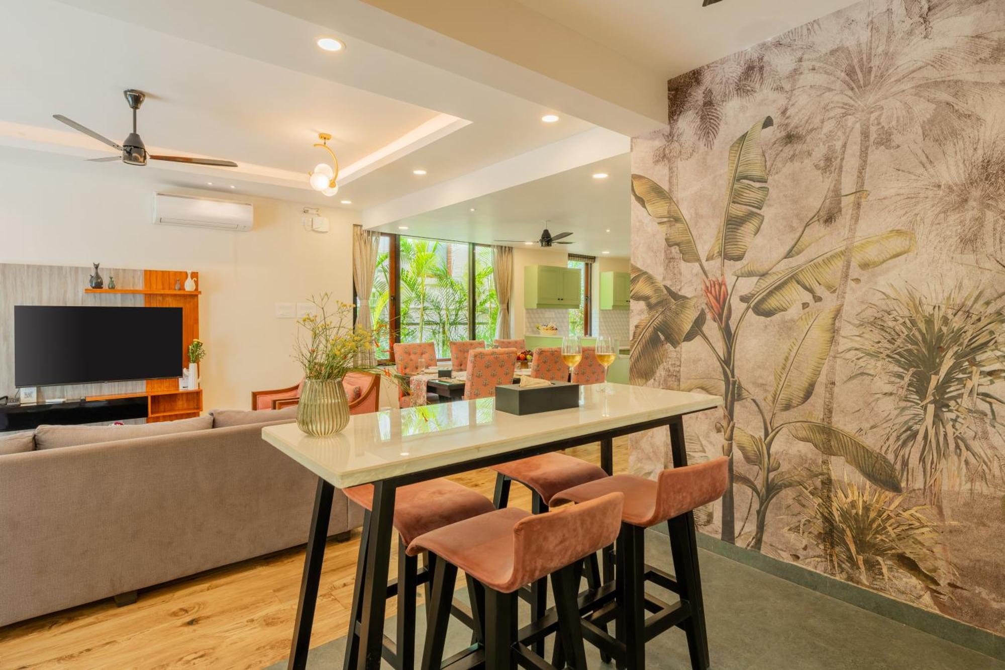 Elivaas 3 Bhk Pvt Pool & Bar - Villa Valerie Oxel Екстер'єр фото