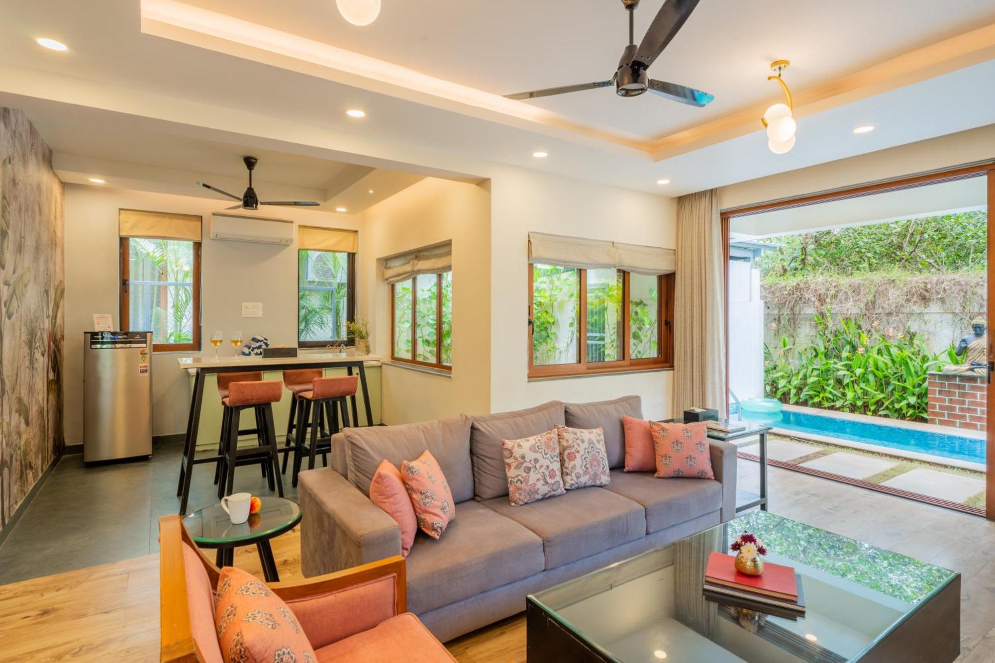Elivaas 3 Bhk Pvt Pool & Bar - Villa Valerie Oxel Екстер'єр фото