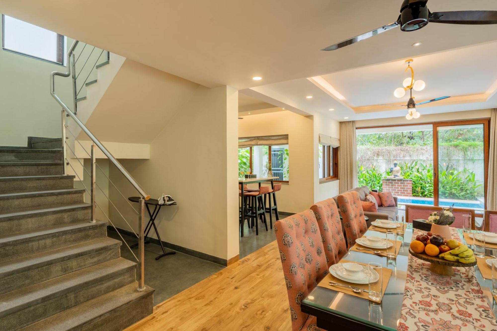 Elivaas 3 Bhk Pvt Pool & Bar - Villa Valerie Oxel Екстер'єр фото