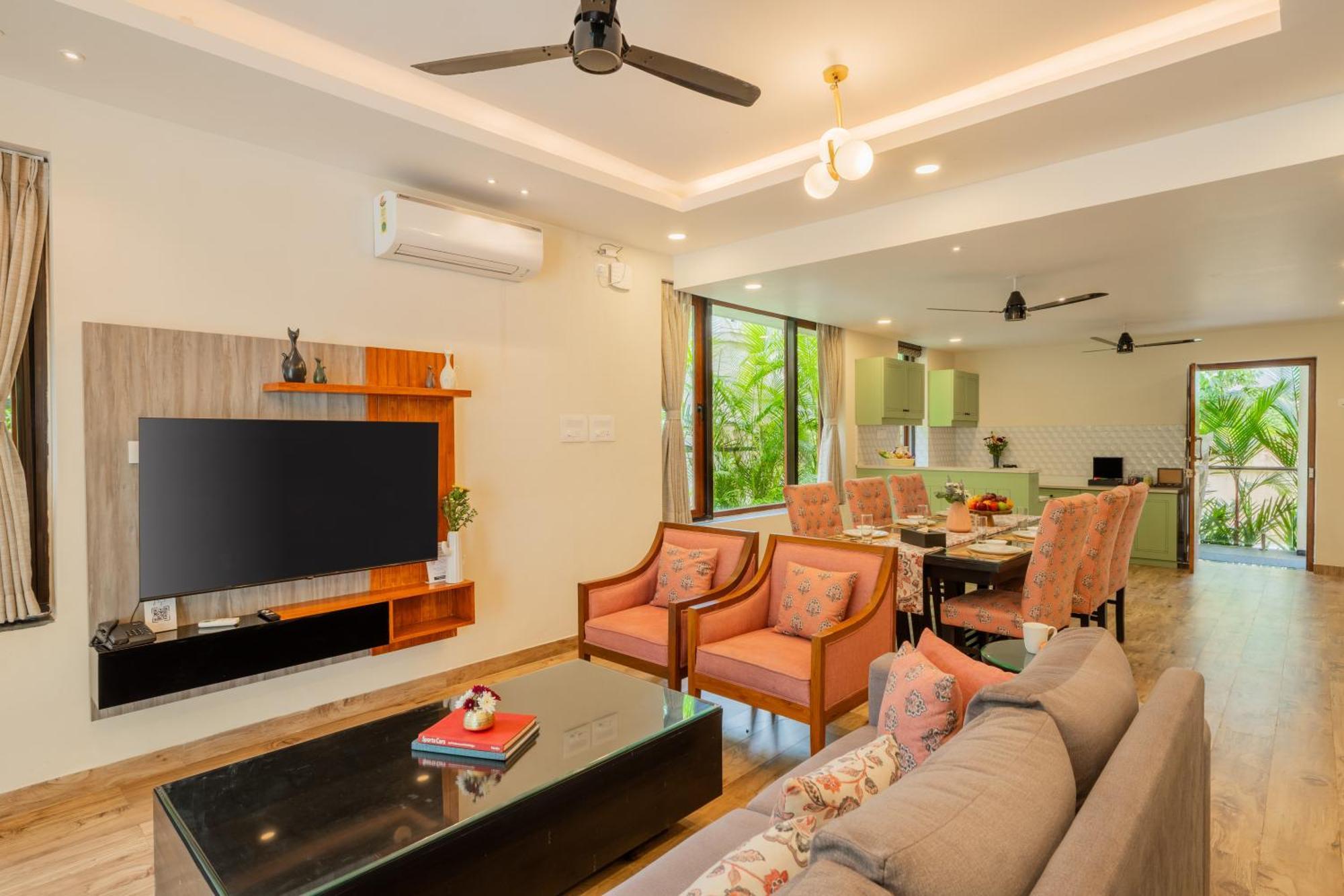 Elivaas 3 Bhk Pvt Pool & Bar - Villa Valerie Oxel Екстер'єр фото