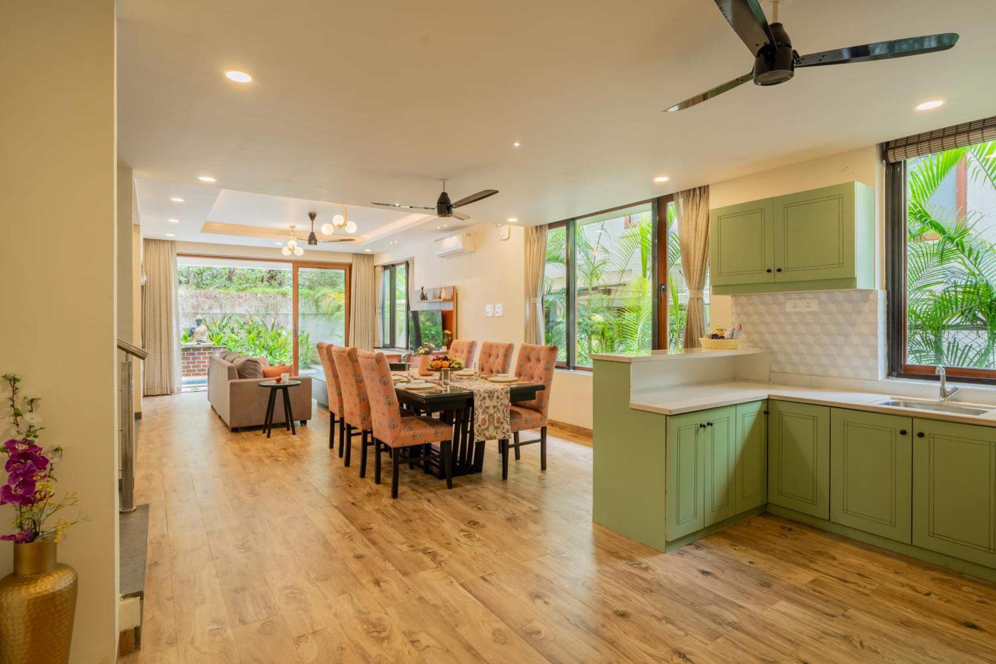 Elivaas 3 Bhk Pvt Pool & Bar - Villa Valerie Oxel Екстер'єр фото